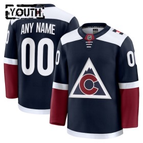 Lapsille NHL Colorado Avalanche Pelipaita Custom Fanatics Premium 2024-25 Kolmas Navy